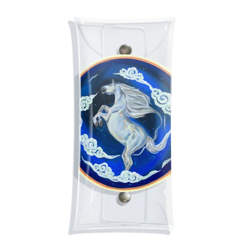 十三支・馬 Clear Multipurpose Case