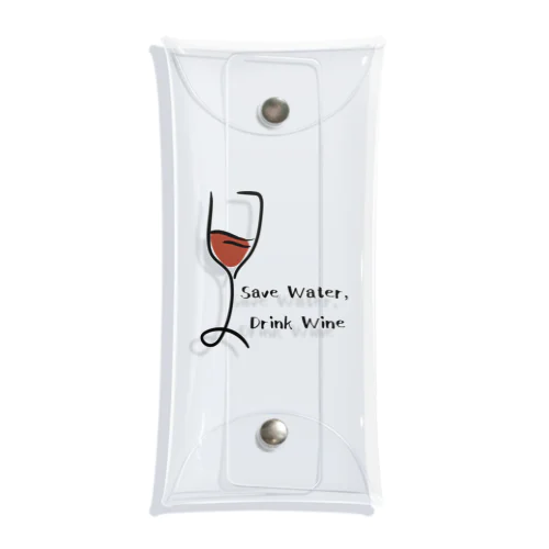 Save Water, Drink Wine Clear Multipurpose Case
