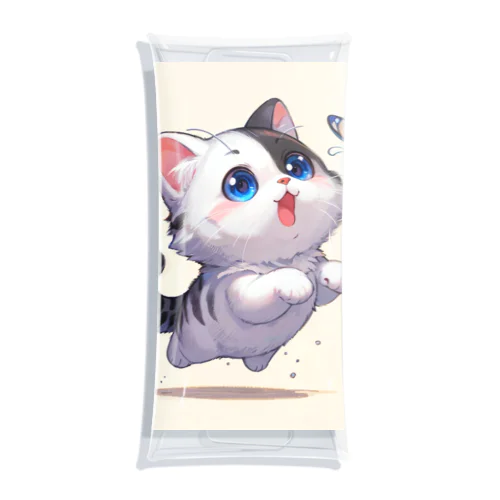 ねこニコばん Clear Multipurpose Case