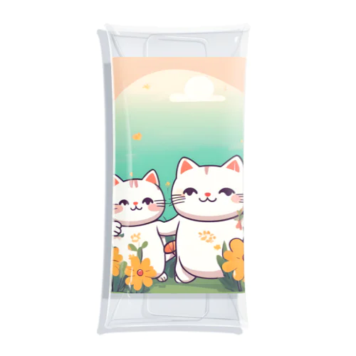 Cutie cat❤︎ Clear Multipurpose Case