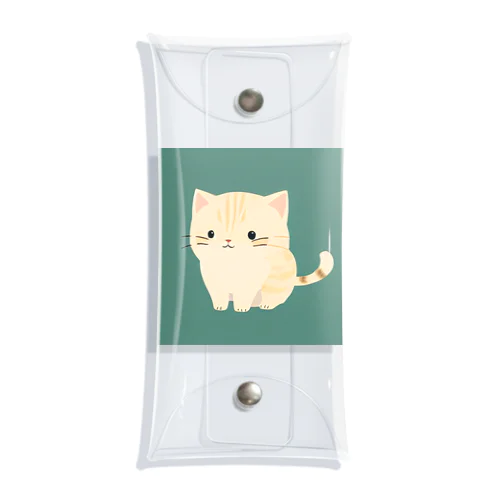 ねこのミーたん Clear Multipurpose Case