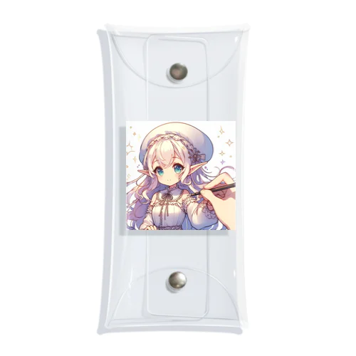 エルフ　美少女　漫画　アニメ Clear Multipurpose Case