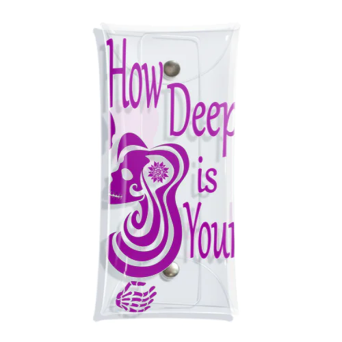 How Deep Is Your Love(紫)  Clear Multipurpose Case