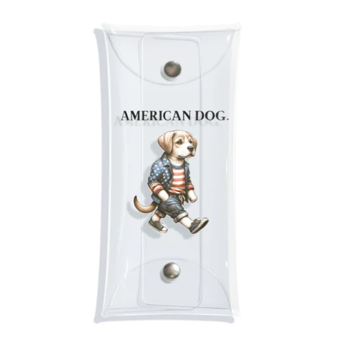 AMERICAN DOG. クリアマルチケース