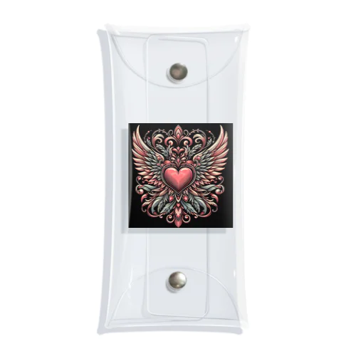 WING HEART001 Clear Multipurpose Case