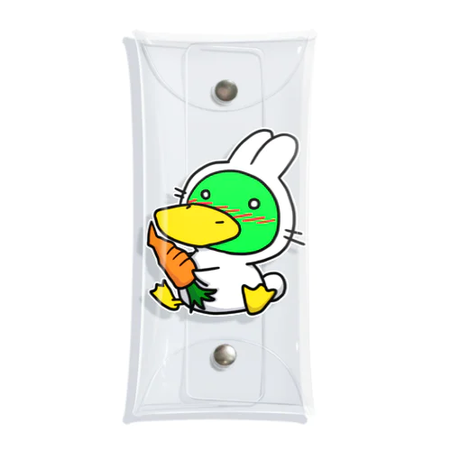 うさぎカモ！？にんじん好きかも！？ Clear Multipurpose Case