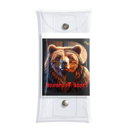 Beware of Bear! Clear Multipurpose Case