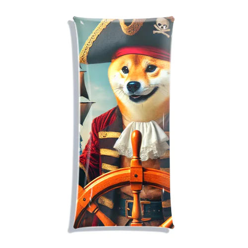 海賊キャプテンの柴犬 クリアマルチケース