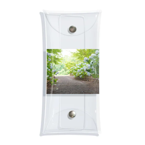 hydrangea-F Clear Multipurpose Case