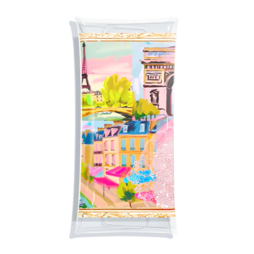 憧れのパリ🗼美しい風景🖼✨ Clear Multipurpose Case