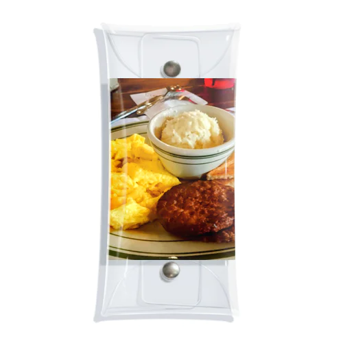 First time【ニューオーリンズで初めての食事】 Clear Multipurpose Case