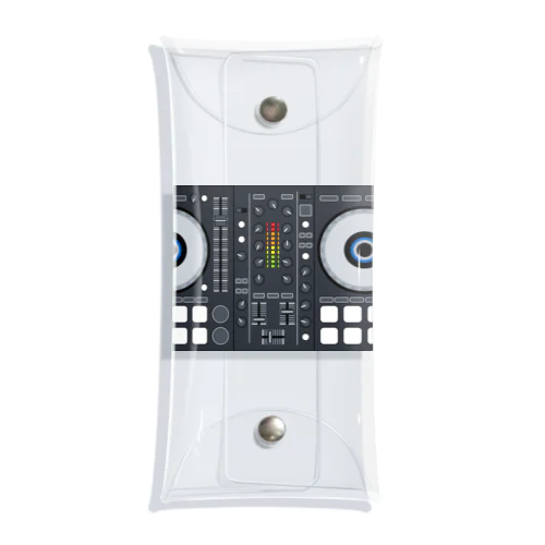 シンプルなDJコントローラーのイラストです! Clear Multipurpose Case