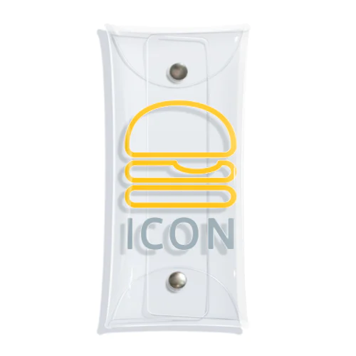 ICONロゴ Clear Multipurpose Case