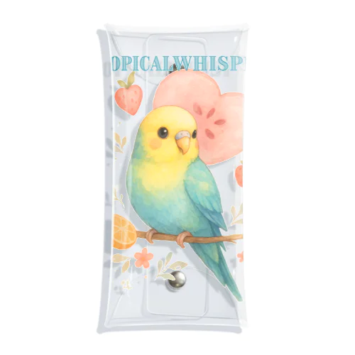 Toropical Whispers Clear Multipurpose Case