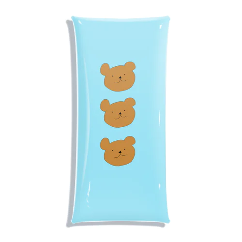 くま Clear Multipurpose Case