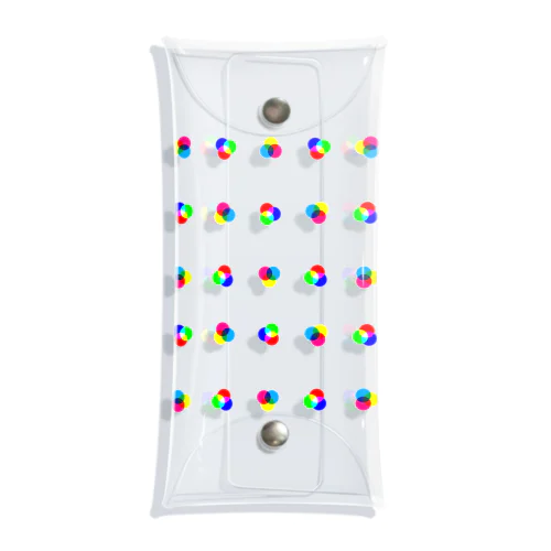 primary colors Clear Multipurpose Case