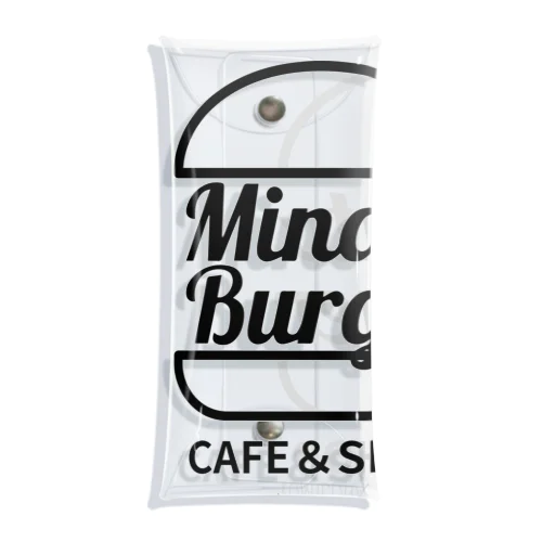 MinatoBurgerグッズ（ブラック） Clear Multipurpose Case