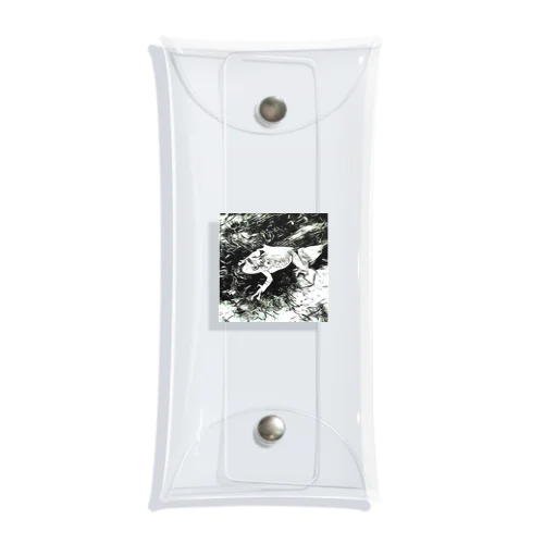 Fantastic Frog -Black And White Version- Clear Multipurpose Case