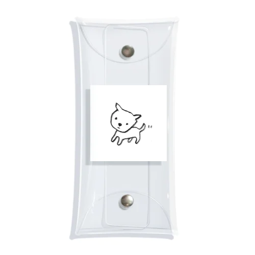 真顔犬 Clear Multipurpose Case