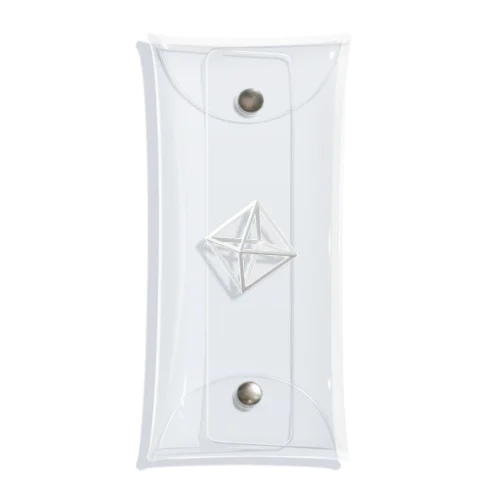 Regular Octahedron Clear Multipurpose Case