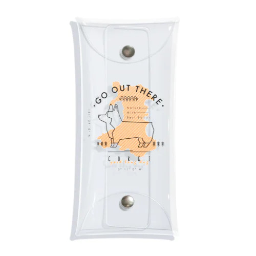 GO OUT THERE Clear Multipurpose Case