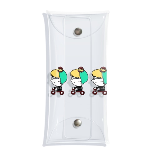 たこ虎しろちゃん Clear Multipurpose Case