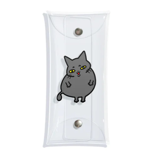 黒猫レイリー Clear Multipurpose Case