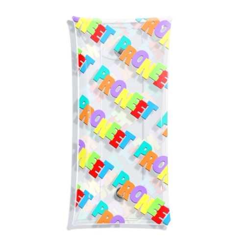 カラフルPRONEET Clear Multipurpose Case