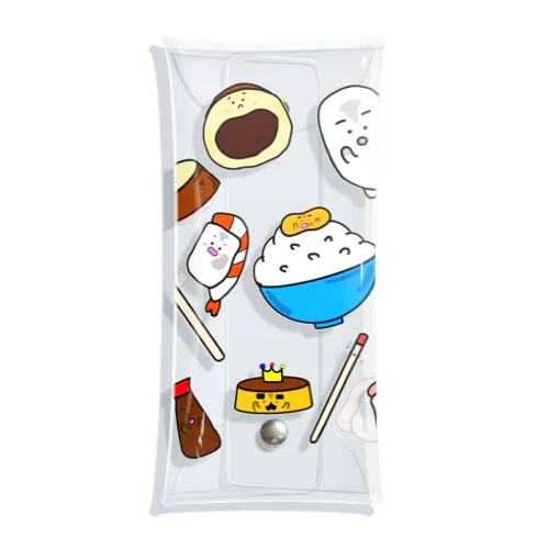 MESHI-UMAI大集合マルチケース Clear Multipurpose Case