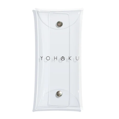 YOHAKU LOGO KOMONO クリアマルチケース