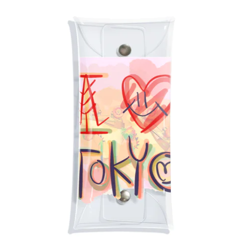 ILOVE TOKYO! Clear Multipurpose Case