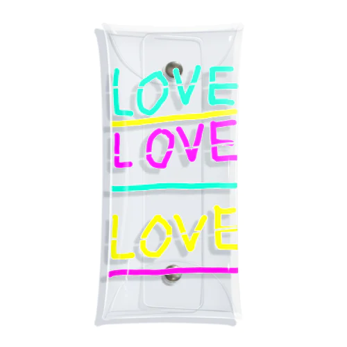 love サマー Clear Multipurpose Case