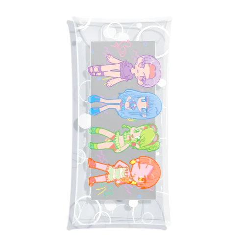 Fruits soda pop night Clear Multipurpose Case