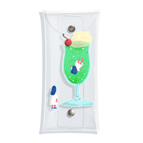 クリームソーダのまぼろし Clear Multipurpose Case