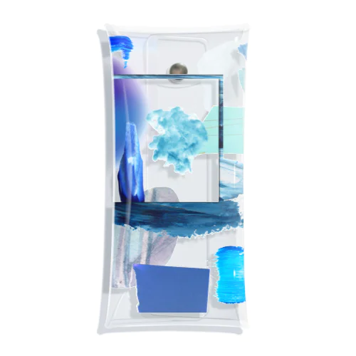 BLUE Clear Multipurpose Case