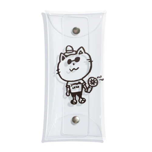 summer cat Clear Multipurpose Case