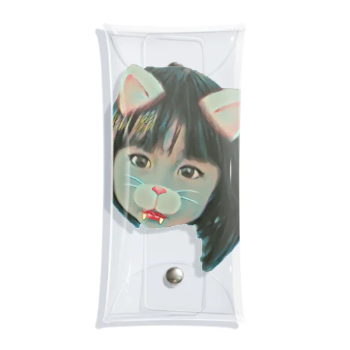 小悪魔ねこちゃん Clear Multipurpose Case