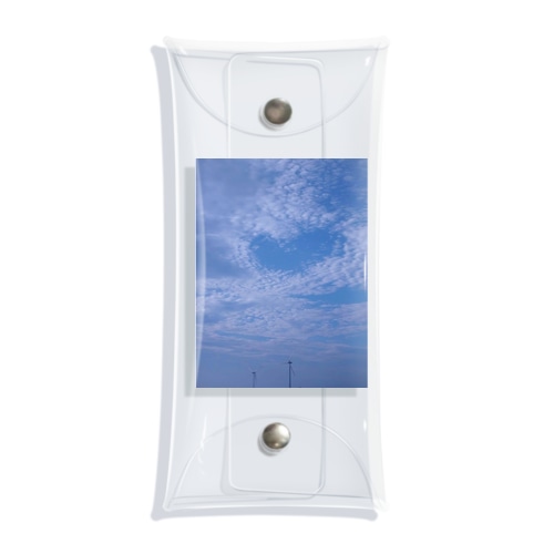 ハートの空♡ Clear Multipurpose Case