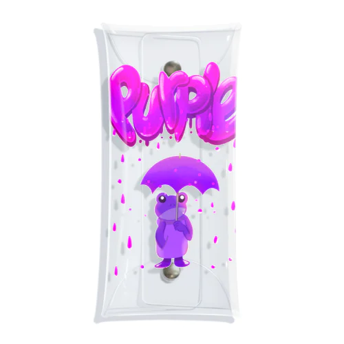 Purple rain パープルレイン 172 Clear Multipurpose Case