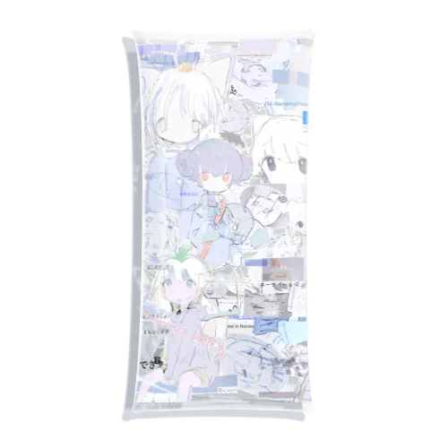 ゆーきん×砂気球 Clear Multipurpose Case