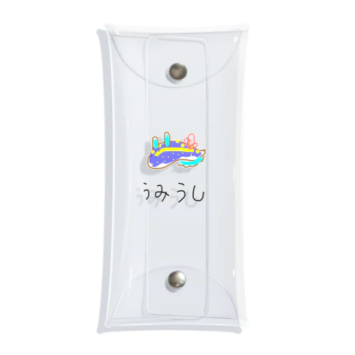 ゆるっと♪むにゅっと！うみうしくん Clear Multipurpose Case