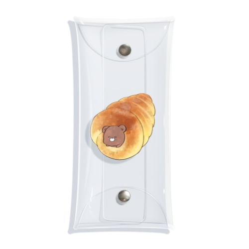 くまのチョココロネ Clear Multipurpose Case