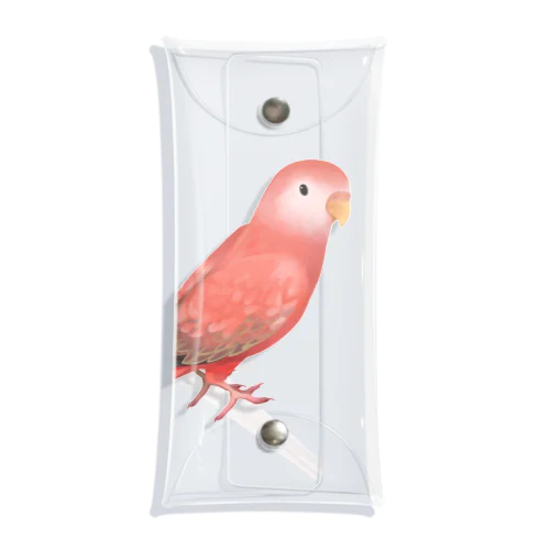 アキクサインコ　ピンク【まめるりはことり】 Clear Multipurpose Case