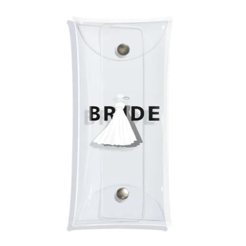 ペア(BRIDE)ドレス_白_WB クリアマルチケース