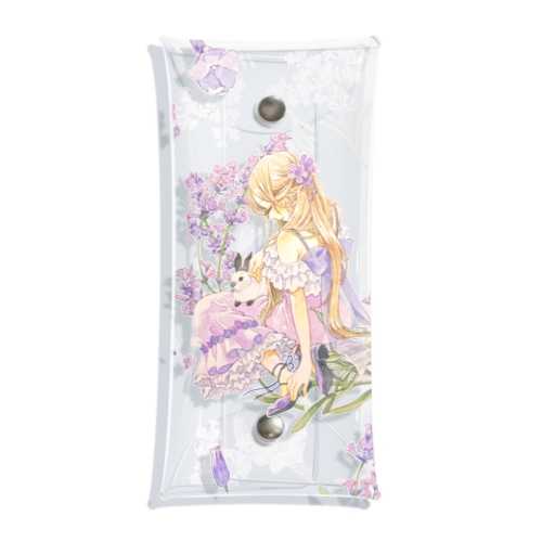 ラベンダー Clear Multipurpose Case