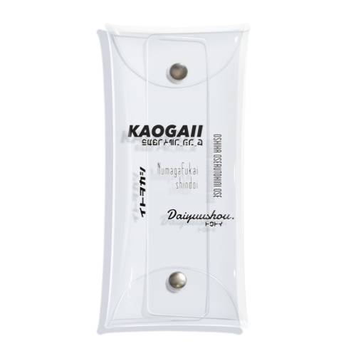 推しを囲む Clear Multipurpose Case