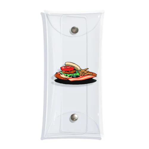 HAMBURGER SET Clear Multipurpose Case