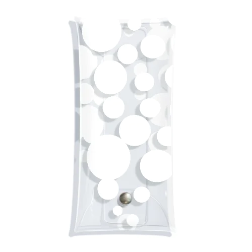 Dot Balloon white Clear Multipurpose Case