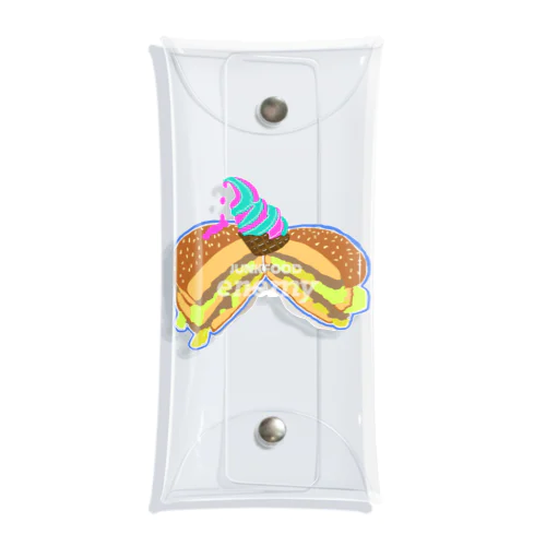 JUNK FOOD🍔🍦 Clear Multipurpose Case