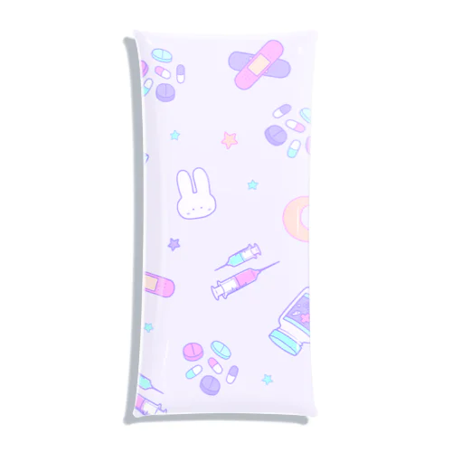 【IENITY】 Yamikawaii Syndrome #Purple クリアケース Clear Multipurpose Case